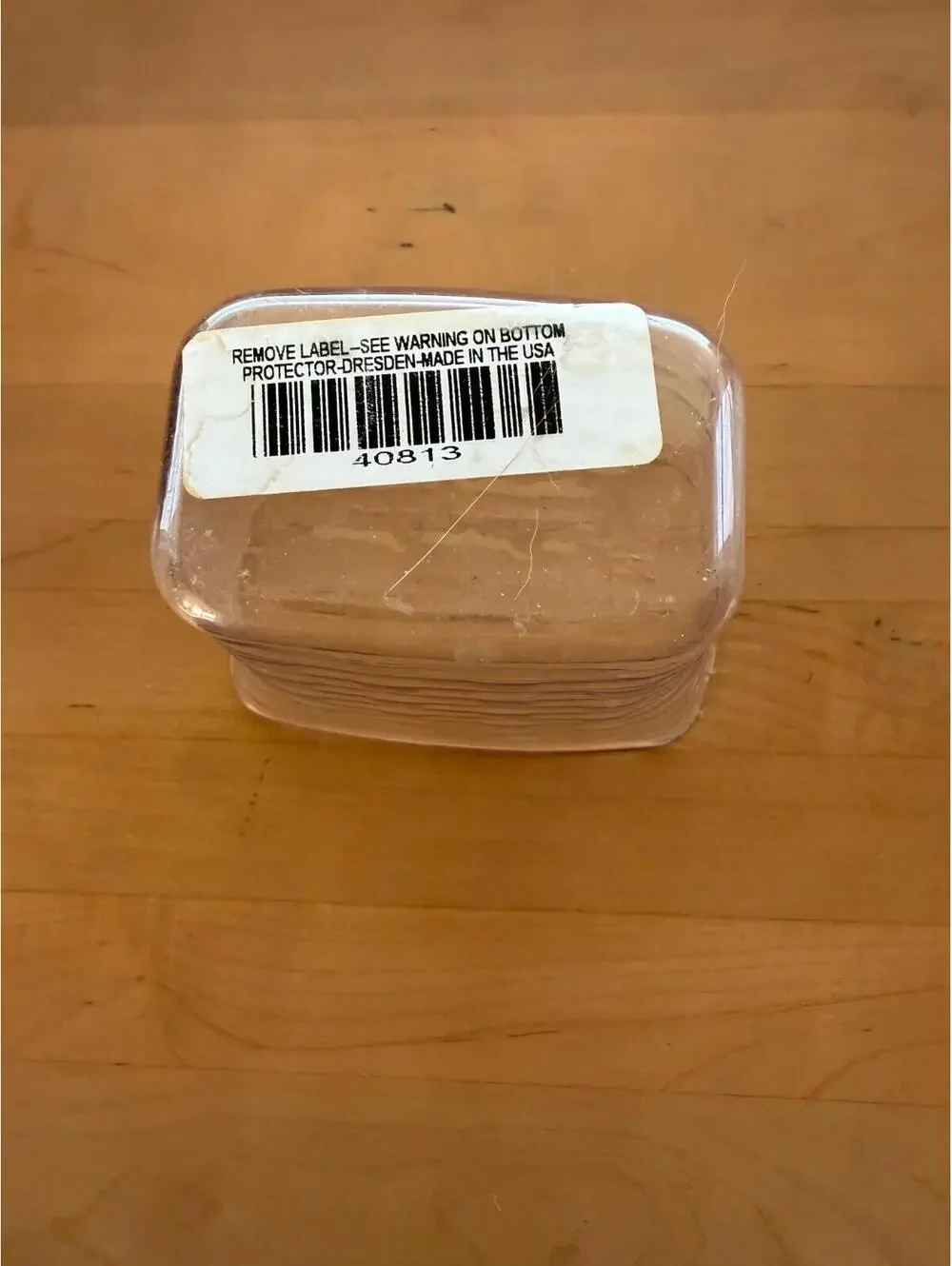 Longaberger Basket Clear Plastic Protector #40813 Dresden Tour 5.25L x 4W x 5.5H